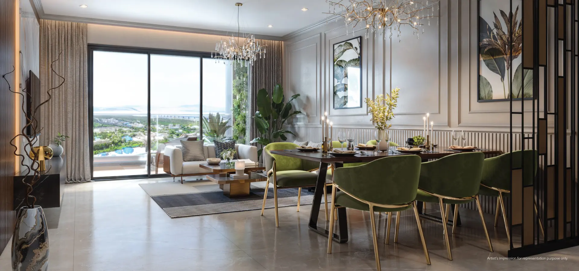 Godrej Horizon sample flat interior view